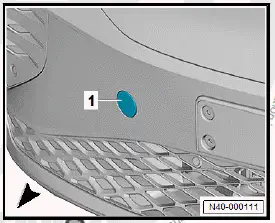 Volkswagen ID.4. Supporting components in vehicle front end