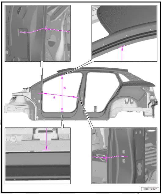 Volkswagen ID.4. Front door aperture